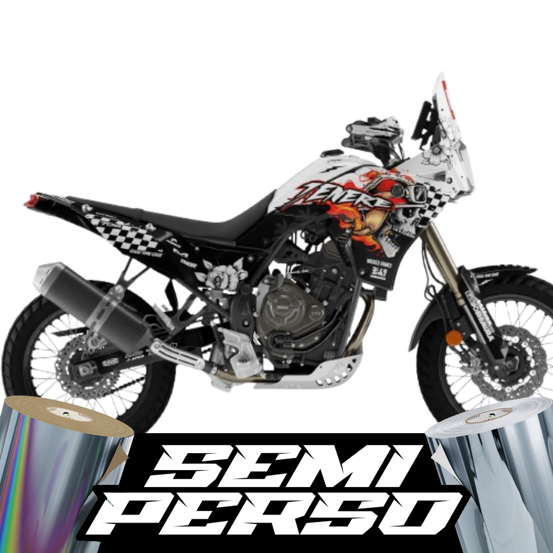 Kit déco moto Yamaha TENERE 700 | Skull Edition