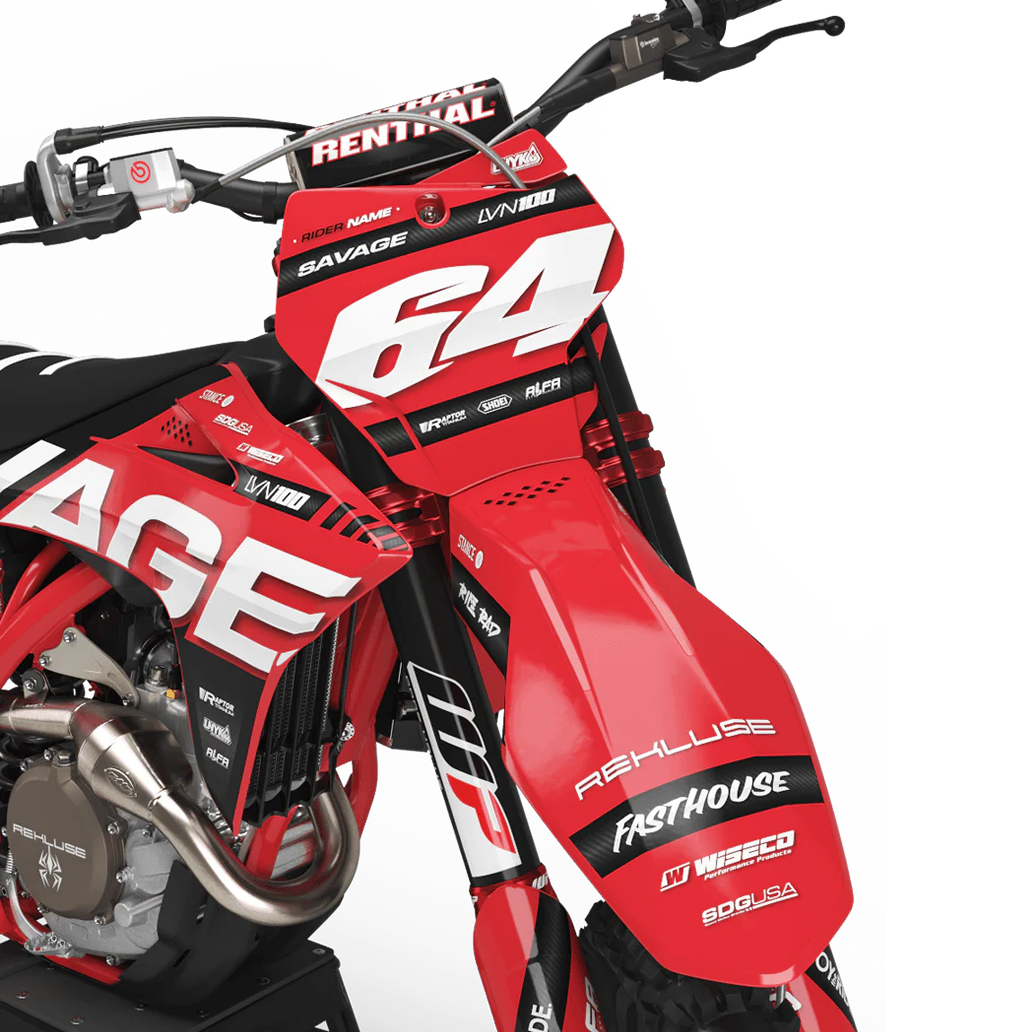 Kit déco 250 / 450 MC / MC-F | Motocross Savage Edition