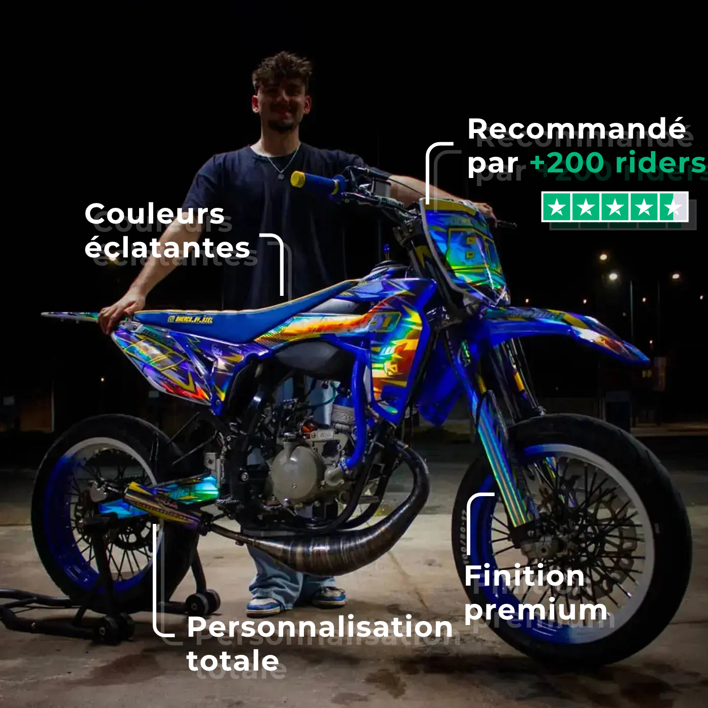 Kit déco 50cc | 100% Personnalisé