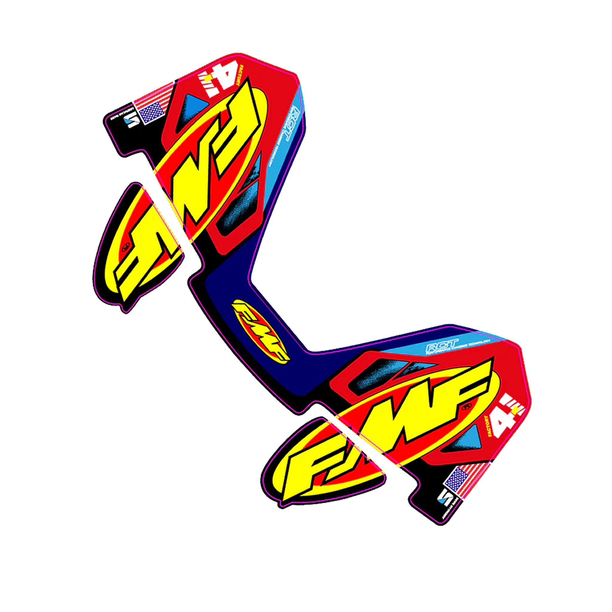 Sticker de silencieux FMF - 100% Personnalisable