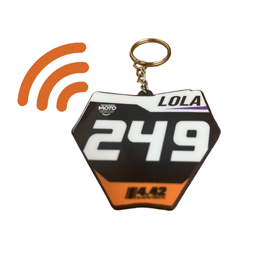 Porte-clés Moto  Connecté - 100% Personnalisé