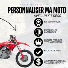 Kit déco Motocross | 100% Personnalisé Fifty Design