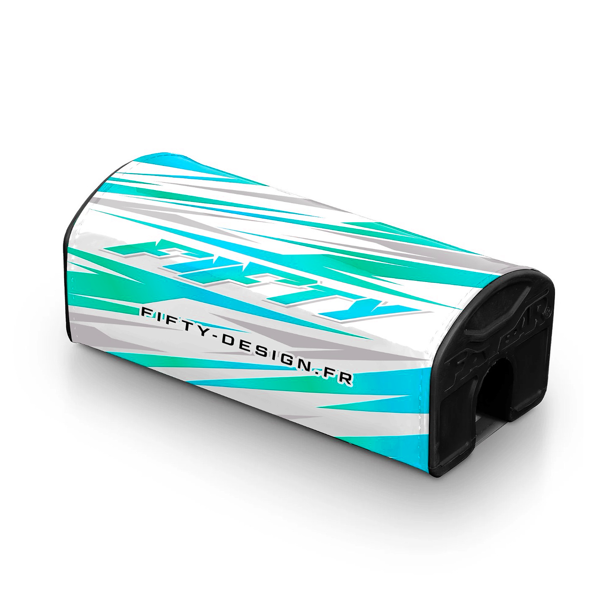 Kit déco Mousse de Guidon - White x Turquoise Edition
