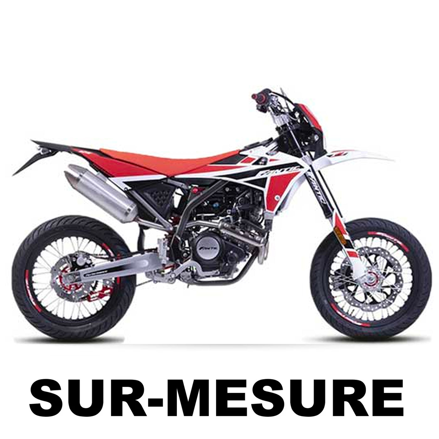 Kit déco 125 / 250 / 350 / 450 Fantic Supermotard  - Sur Mesure