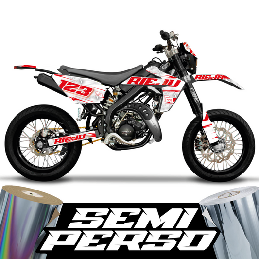 Kit déco 50cc Classic White - Semi Personnalisable