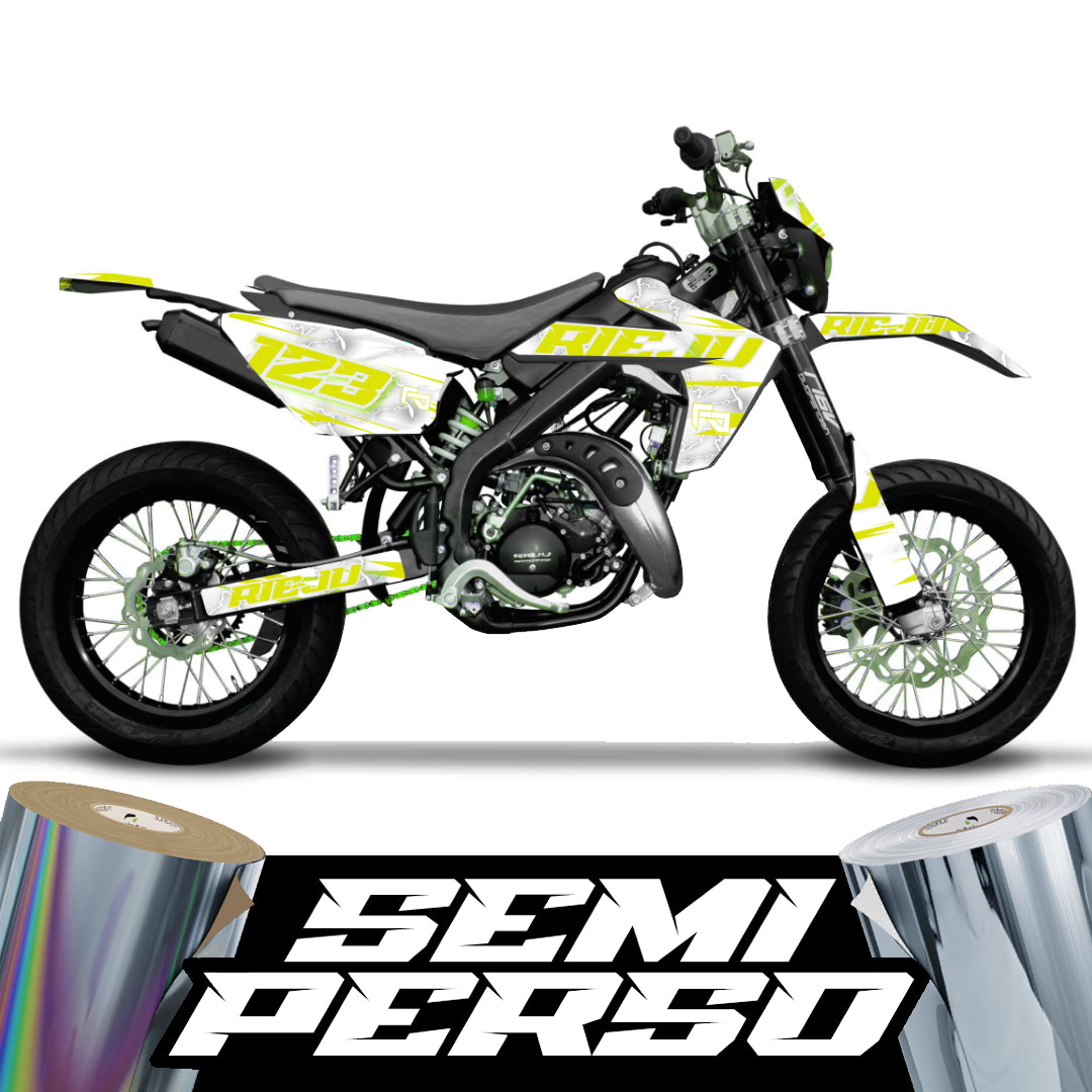 Kit déco 50cc Classic White - Semi Personnalisable