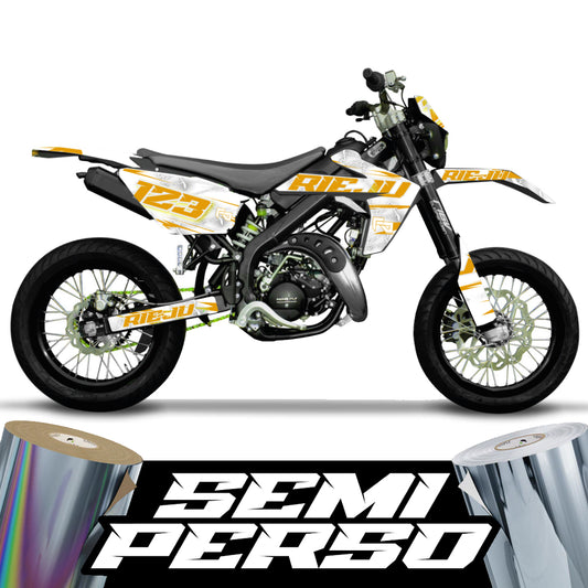 Kit déco 50cc Classic White - Semi Personnalisable