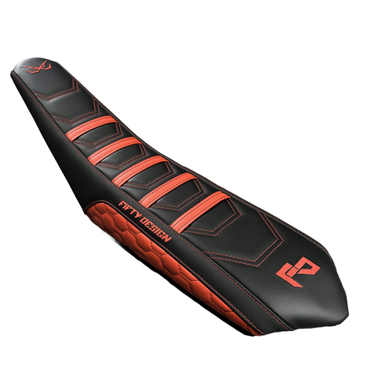 Housse de Selle 50cc - Race Edition Orange